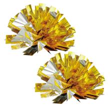 らくらくチアポンポン　小　ゴールドシルバー