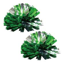 らくらくチアポンポン　小　グリーンシルバー