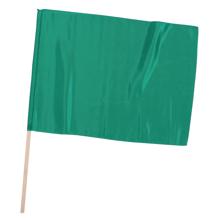 サテン特大旗　φ19mm　メタリックグリーン