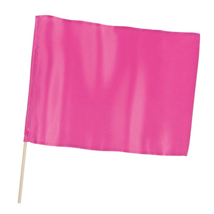 サテン小旗　メタリックピンク0