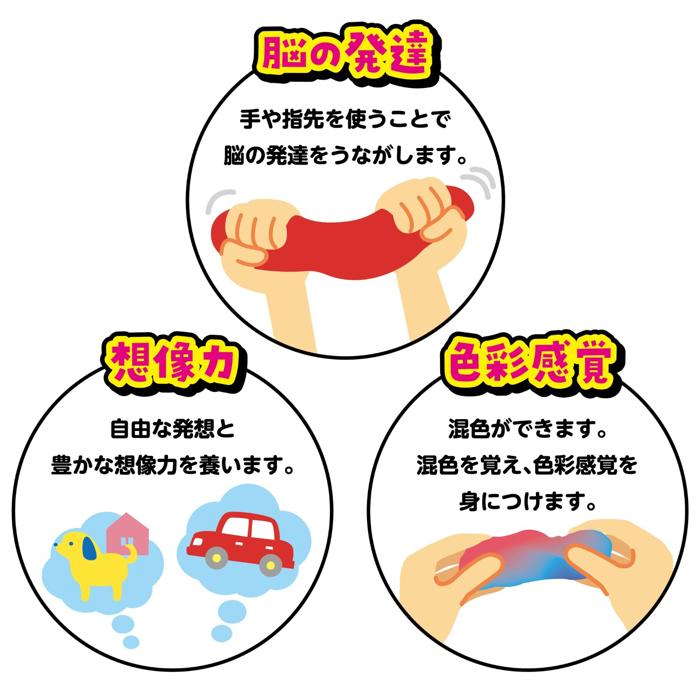 タピオカスライムねんど　オレンジ3