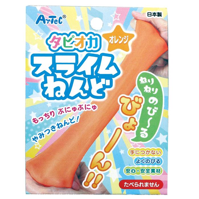 タピオカスライムねんど　オレンジ5