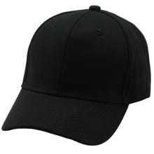 コットンツイルキャップ　ブラック