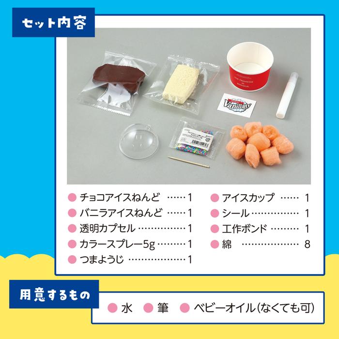 食品サンプルをつくろう！ダブルカップアイス4