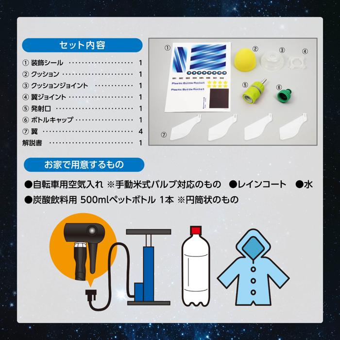 超飛距離ペットボトルロケットキット4