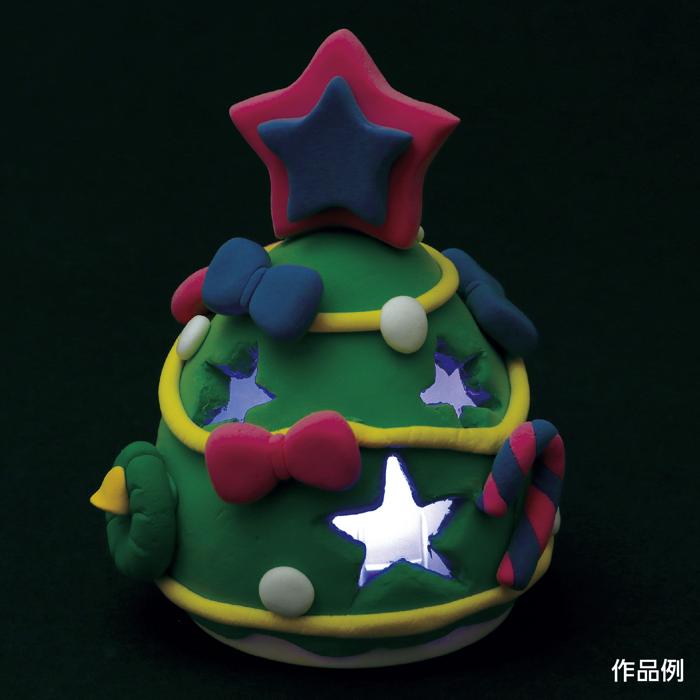ねんどでつくるクリスマスツリーランタン11