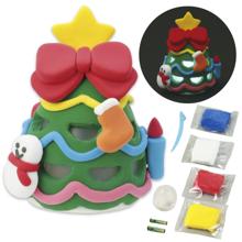 ねんどでつくるクリスマスツリーランタン