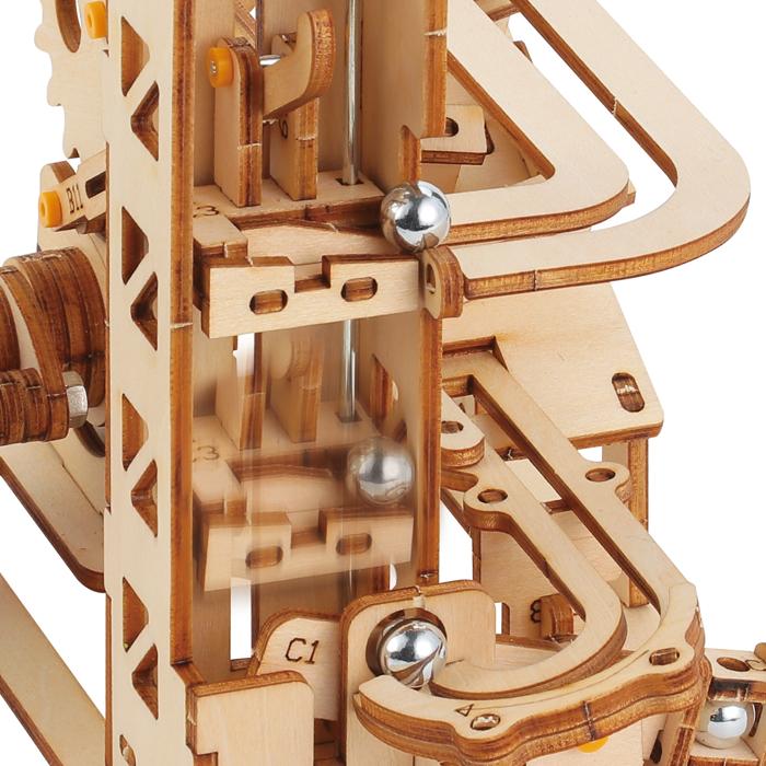 木製エレベーター式コースタークラフトキット7