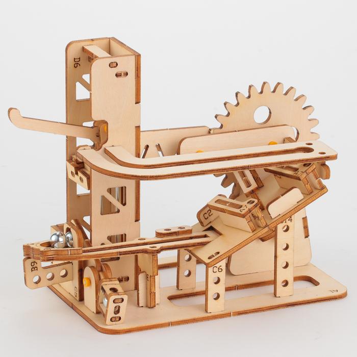 木製エレベーター式コースタークラフトキット8