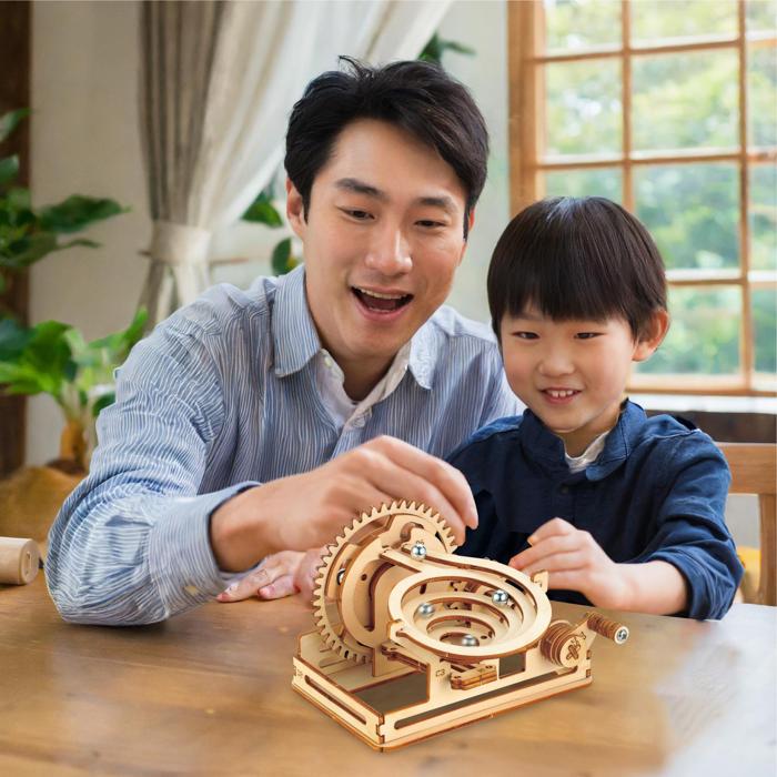 木製スパイラルコースタークラフトキット4