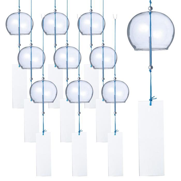 ガラス風鈴　10個セット0