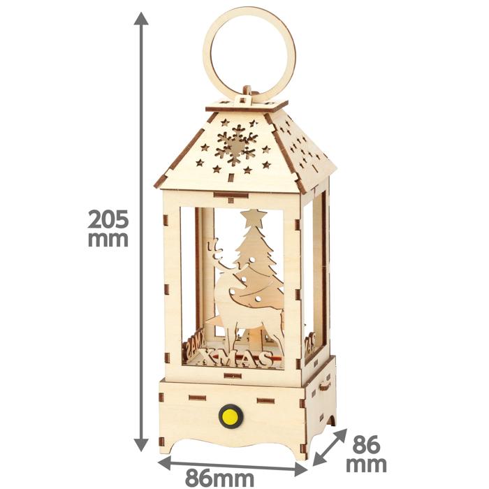 木製クリスマスランタンクラフトキット4