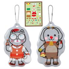 光る！きせかえリフレクター　クリスマス
