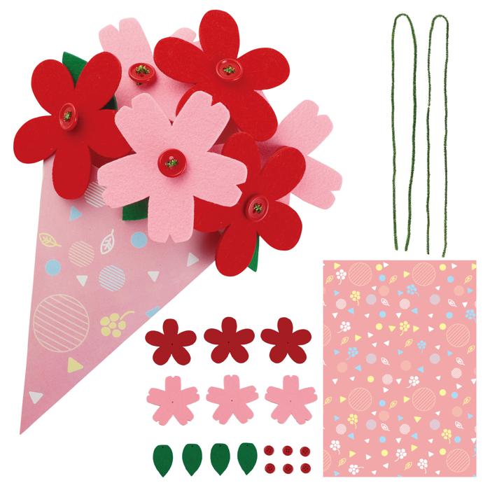 フェルト花束 母の日0