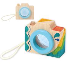 お絵描き　カメラ型万華鏡アクア