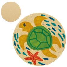 お絵描き　廃ボール紙コースター