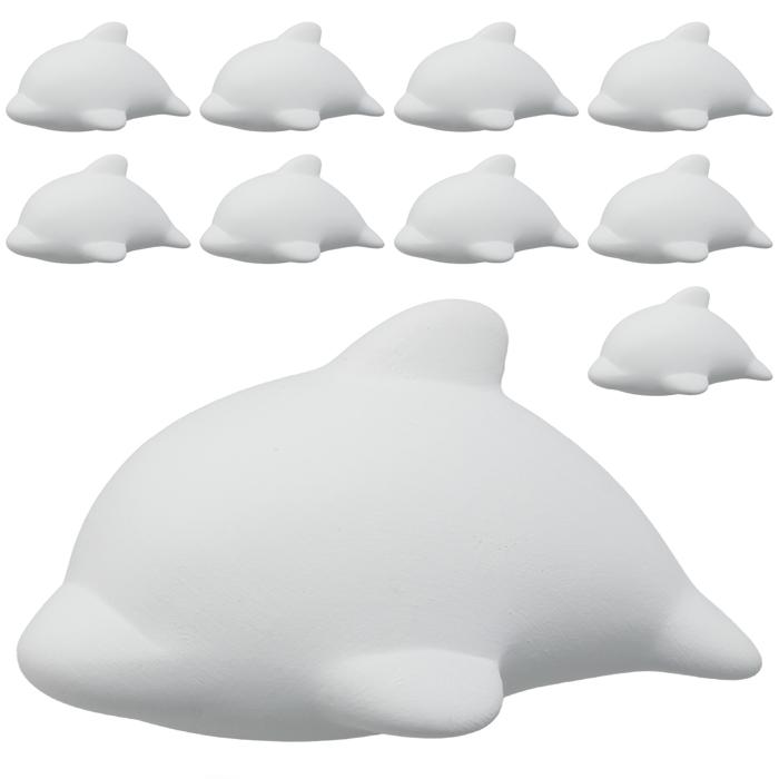 おえかき陶器　うみのいきもの　イルカ　10個セット0