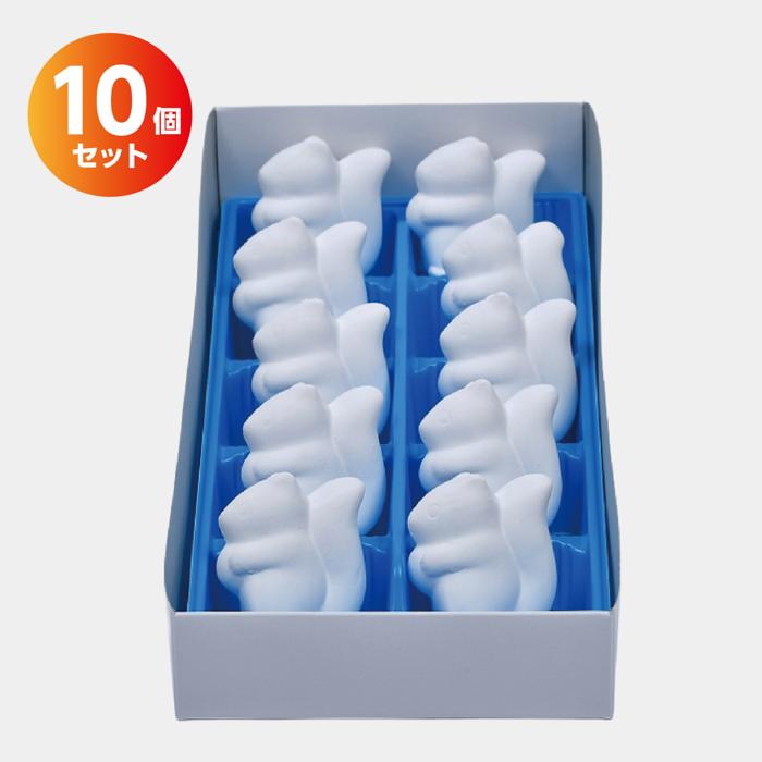 おえかき陶器　どうぶつ　リス　10個セット6