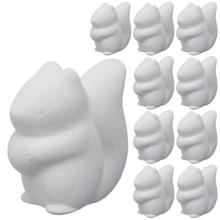 おえかき陶器　どうぶつ　リス　10個セット