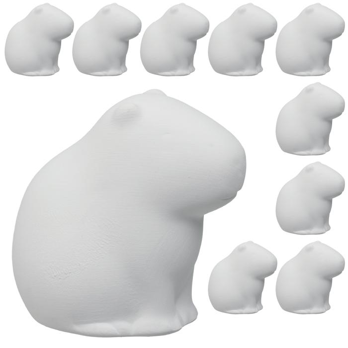 おえかき陶器　どうぶつ　カピバラ　10個セット0
