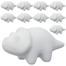 おえかき陶器　きょうりゅう　トリケラトプス　10個セット