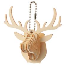 木製キーホルダー組立キット　シカ
